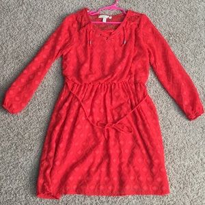 Girls red dress